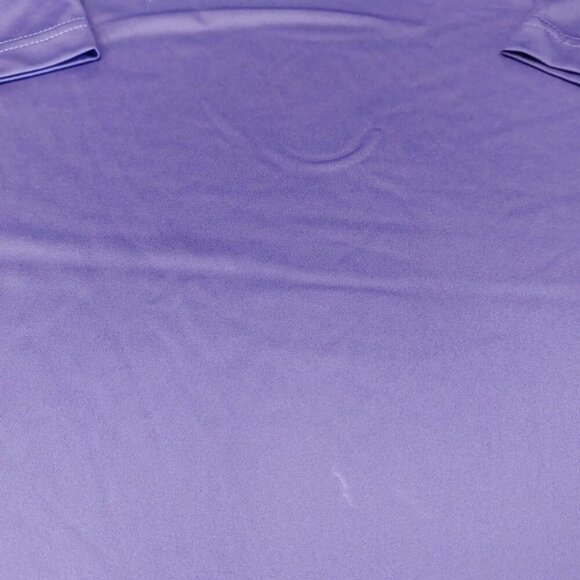 Baltimore Ravens Mens Size L Short Sleeve Golf Polo Shirt Purple Team Apparel - Picture 6 of 7